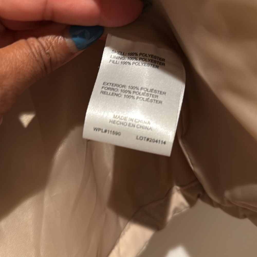 Weatherproof Women's Tan Quilted Puffer Jacket - Picture 5 of 7